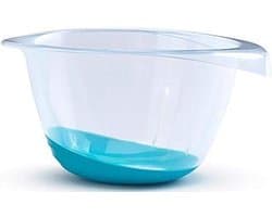 Plastic Mengkommen - Keukenbakken - Bakken en Mixen - Antislip Basis - Tot 6 Liter - Groen