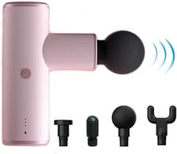 Mini Massage Gun - Spierherstel Apparaat - Spierpijn Verlichten - Stil & Krachtig - 1500mAh Batterij - Roze — thumbnail 1