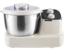 Deegmixer Keuken - Elektrische Mixer - Bakken en Koken - 360° Verwarmings-technologie - 5 Liter Inhoud - Zilver