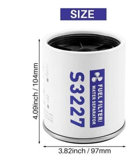 S3227 Extern brandstoffilterelement geschikt voor scheepvaart — thumbnail 1