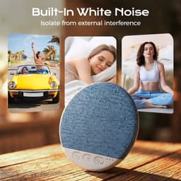 longziming - Slaapkussenluidspreker - Draagbare Kussen Speaker Mini - Onder Het Kussen Bone Sound Speaker Met Timer Voor Slaap Ondersteuning - Groen — thumbnail 2