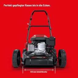Benzine grasmaaier - Grastrimmer gazonmaaier - Gazon onderhouden - 4-takt motor - 41 cm maaibreedte - Zwart — thumbnail 5