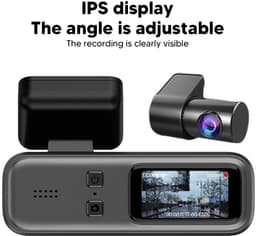 1080P Auto-dashcam - WiFi-dashcam met App - 170 Graden Groothoekrecorder - Parkeerbewaking - HD-video-opname - Geschikt voor auto - Compa... — thumbnail 2