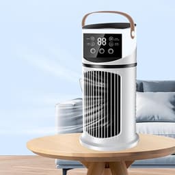 Draagbare Airco - Persoonlijke Koeler - Persoonlijke Koeling - Verdampingskoeling - 155 cm - Meerkleurig — thumbnail 3