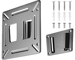 Muurmonitor Mount - TV-houder RV - Camper Televisie - Vaste Bewegingstype - 27 Inch - Zwart