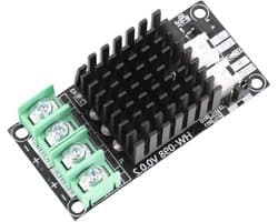 3D-printer Verwarmingsregelaar - MOSFET Module Stroomregelaar - 3D Printen Stabiliseren - Max 30A Stroom - 666x32mm - Zwart