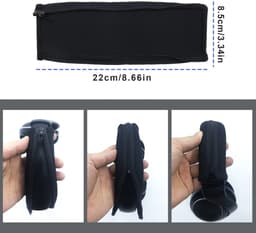 aladdien - Hoofdtelefoon Hoofdband Cover - Hoofdband Kussenbeschermer - Zwart - Compatibel met Sennheiser - 22x8,5 cm - Ideaal voor comfort — thumbnail 3