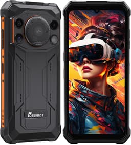 FOSSiBOT F110L Robuuste Smartphone - Dual SIM - 4GB RAM - 128GB ROM - 10000mAh - 6,745 inch HD+ IPS Scherm - IP68 Waterdicht Telefoon -Android 15- GPS,NFC,OTG -oranje — thumbnail 1