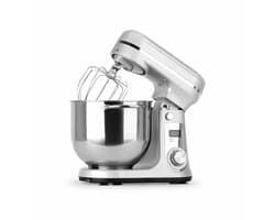 VIEMAE Deegmachine - Kneedmachine - Elektrische Deegmixer - Keukenmachine - RVS - 6L - 6 Versnellingen - Stille Motor - Zilver