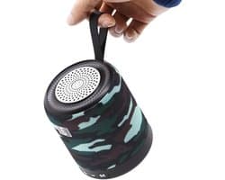Draadloze Luidspreker - Bluetooth Speaker FM-radio - Muziek Streamen Bellen - Waterdicht Stofdicht Schokbestendig - 5 W - Zwart