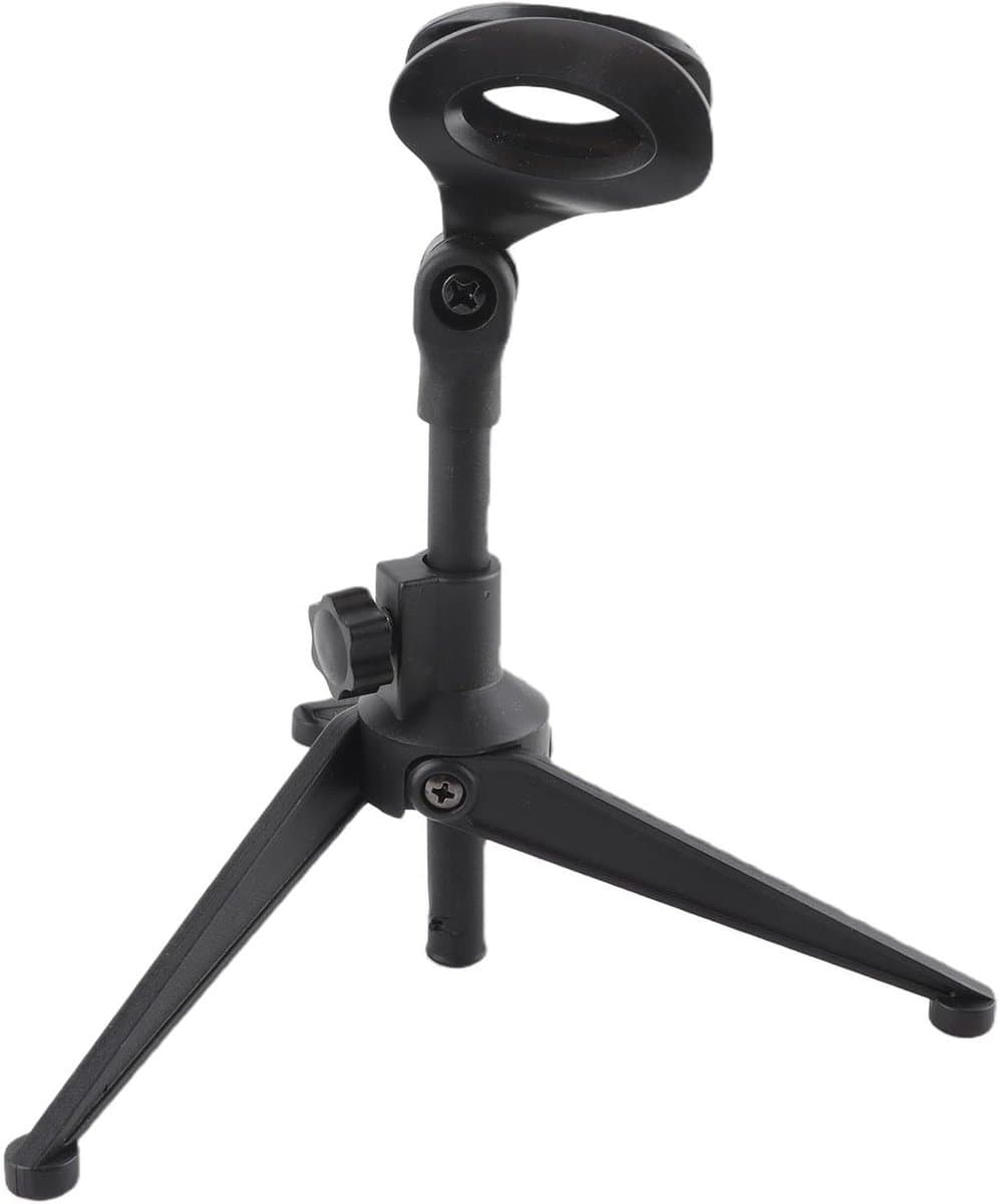 Verstelbare Desk Tripod Microfoonstandaard, Draagbare Vouwbare Microfoonhouder met Klem, Ideaal voor Thuisopnames en Podiumgebruik — afbeelding 1