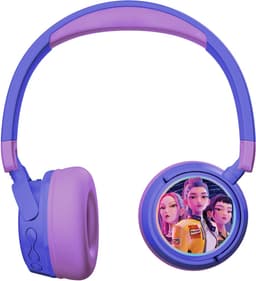 KPop Demon Hunters - Huntr/x - draadloze kinderkoptelefoon - volumebegrenzing - lange batterijduur - microfoon - opvouwbaar - bluetooth — thumbnail 2