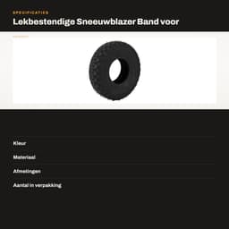 Dailygoods- Sneeuwblazer Band Lekbestendig - 14x4.00-6 Band - Robuuste Constructie - Tubeless Vervanging - Uitstekende Tractie - Offroad Bescherming - Tuinband — thumbnail 2