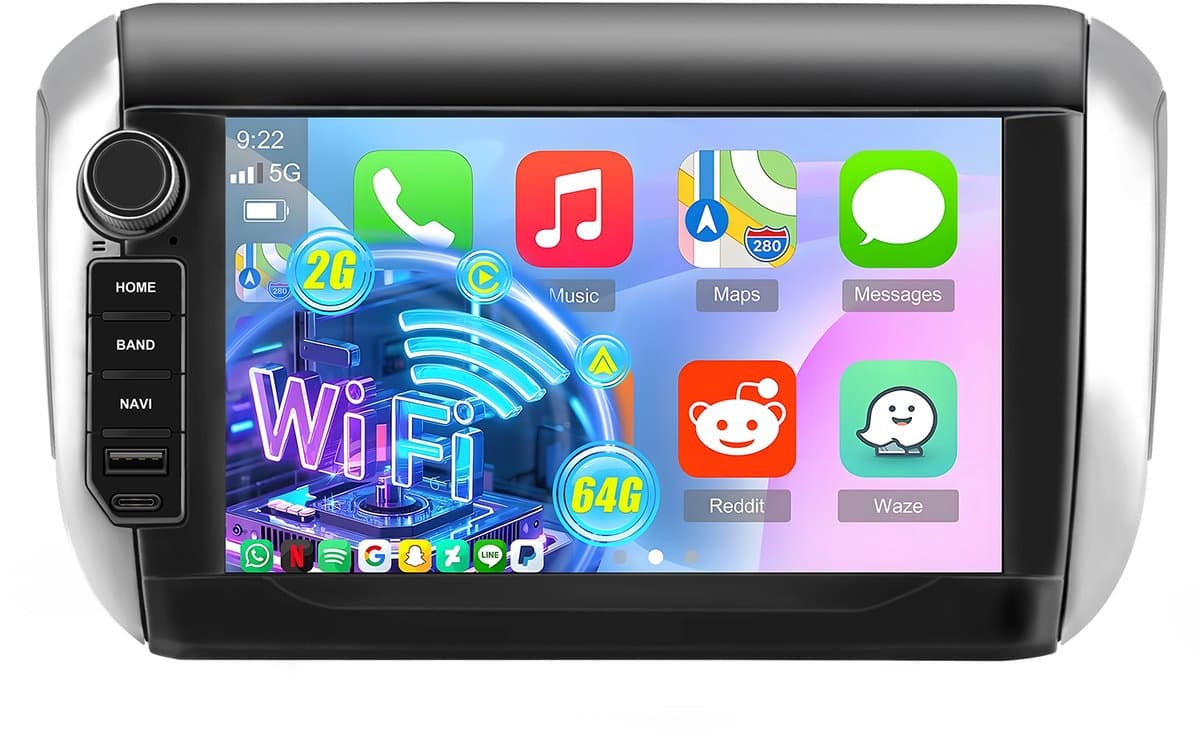 Hexinex Autoradio - Geschikt Voor Peugeot 208/2008 2011 t/m 2019 - 2+64GB Carplay FM — afbeelding 1