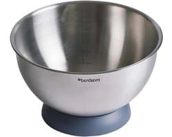 Rvs Mengkom - Keuken Kom - Grote Bereidingen - Afneembare Antislip Bodem - 5 Liter - Zilverkleurig