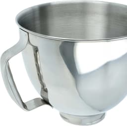 Mixkom Keukenmachine - Beslagkom Roestvrijstaal - Deeg en Beslag Maken - Met Ergonomisch Handvat - 5 Liter Inhoud - Zilverkleurig — thumbnail 2