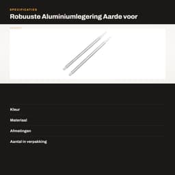 ZEYNOMAX- Antenne Aarde Lichtgewicht - Antenne Korte Golf - Antenne Signaalversterker - Antenne Voor Amateurradio - Antenne Buiten - 240 mm Lengte — thumbnail 4