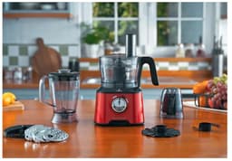 Karaca Mastermaid Power Max - 11-in-1 Keukenrobot 2500W – Deegmixer, Blender, Citruspers, Garde & Rasp – Imperial Rood — thumbnail 2