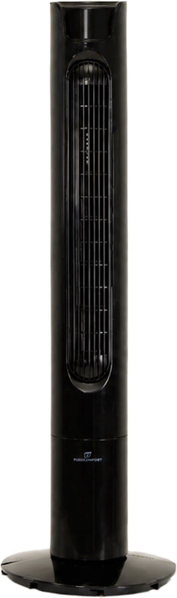 A-Flow Torenventilator Pure - LET OP: 2EKANSARTIKEL - Ventilator met afstandsbediening - Staande ventilator deluxe - LED Display - 3 Snelheden - Zelfdraaiend - 3 Windmodi - Timer - ECO mode — afbeelding 1