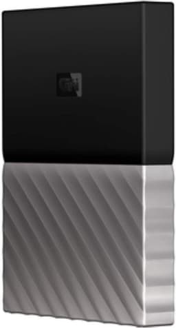 Externe Harde Schijf - Draagbare Opslag - Bestanden Opslaan - Hardwarematige Versleuteling - 2 TB - Zwart Grijs — thumbnail 1