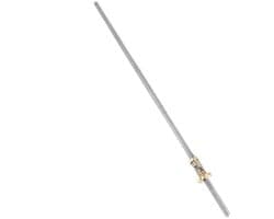 Loodschroefset - Draadstang Moer - 3D Printer Onderdeel - Anti-Speling Moer - 400mm - Roestvrij Staal