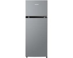 Heinner HF-M24ESE++ Koel-vriescombinatie – 204 L – Super Cooling & Super Freezing Functie – LED-verlichting – Omkeerbare Deur – Zilver – 5 Jaar Garantie