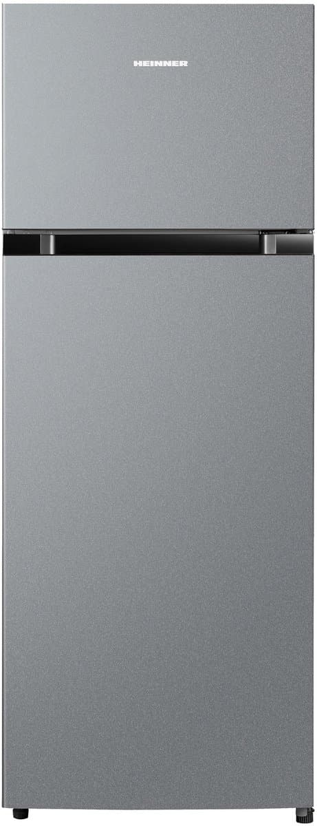 Heinner HF-M24ESE++ Koel-vriescombinatie – 204 L – Super Cooling & Super Freezing Functie – LED-verlichting – Omkeerbare Deur – Zilver – 5 Jaar Garantie — afbeelding 1