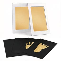 2 stuks Baby Handprint en Footprint Kit, Baby Handprint Inktpads met Clean-Touch, Inkless Print Kit Veilig Niet-giftig voor Baby Voeten en Handen, Pet Paw, Ritueel voor pasgeborenen, hand- en voetafdrukken van de baby, 6*9.5cm — thumbnail 1