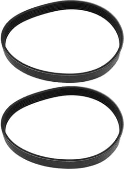 Dailygoods - Dailygoody - Aandrijfriem - 7PJ451 - Vervangingsriem voor grasmaaier - Zwart - Rubber riem - Geschikt voor Bosch Rotak 320 - 16mm breedte — thumbnail 1