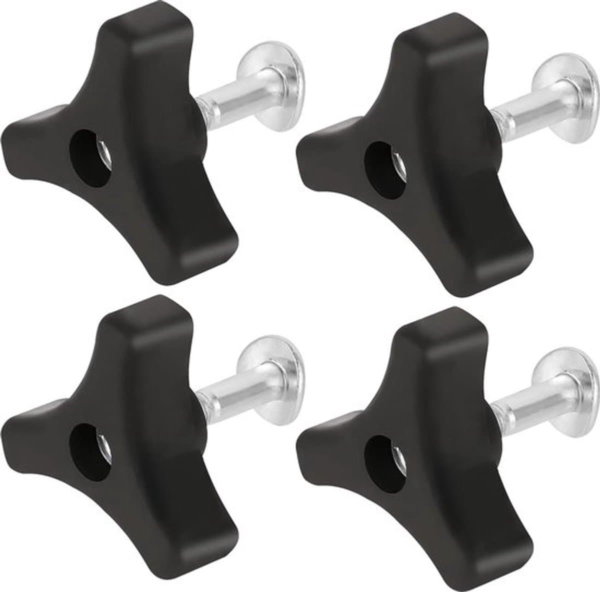 Grasmaaier handvat bouten - set van 4 - driehoek handvat knop moer schroef — afbeelding 1