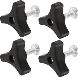 Grasmaaier handvat bouten - set van 4 - driehoek handvat knop moer schroef — thumbnail 1