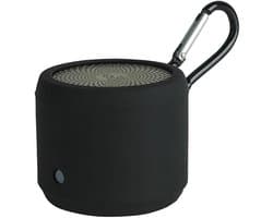 Luidspreker Beschermhoes - Draagbare Speaker Tas - Muziek Luisteren Buiten - Met Karabijnhaak - 5 x 5 x 4.5cm - Zwart