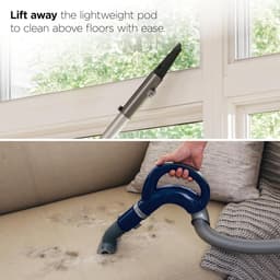 Stofzuiger zonder zak - Rechtop stofzuiger - Grondig schoonmaken - Lift-Away technologie - 1200 watt - Blauw — thumbnail 2