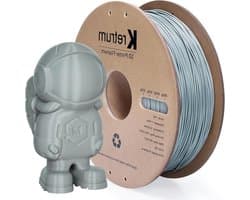 3D-printerfilament PLA - PLA filament 3D printmateriaal - 3D printen - Maattnauwkeurig 002mm - 1 kg 175 mm - Grijs