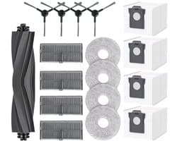 17-delige accessoire set voor stofzuigers, geschikt voor Dreame L40 Ultra AE/D20 Ultra / RLD31SE / Mova E40 Ultra: hoofdborstel, filter, dweil