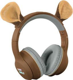 KIDYWOLF KIDYEARS Kinder Koptelefoon Beer – 85dB, Bluetooth & Jack, Opvouwbaar, Magnetische Oortjes, 4+ — thumbnail 1