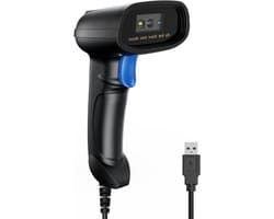 Barcode Scanner - QR Scanner - Winkel Kassa - 1D en 2D Lezer - 20.5 cm - Zwart