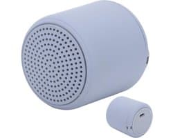 Mini Bluetooth Speaker - Draagbare Draadloze Speaker - Muziek Luisteren Buiten - Verbeterde Bas Resonator - 99 Gram - Grijs