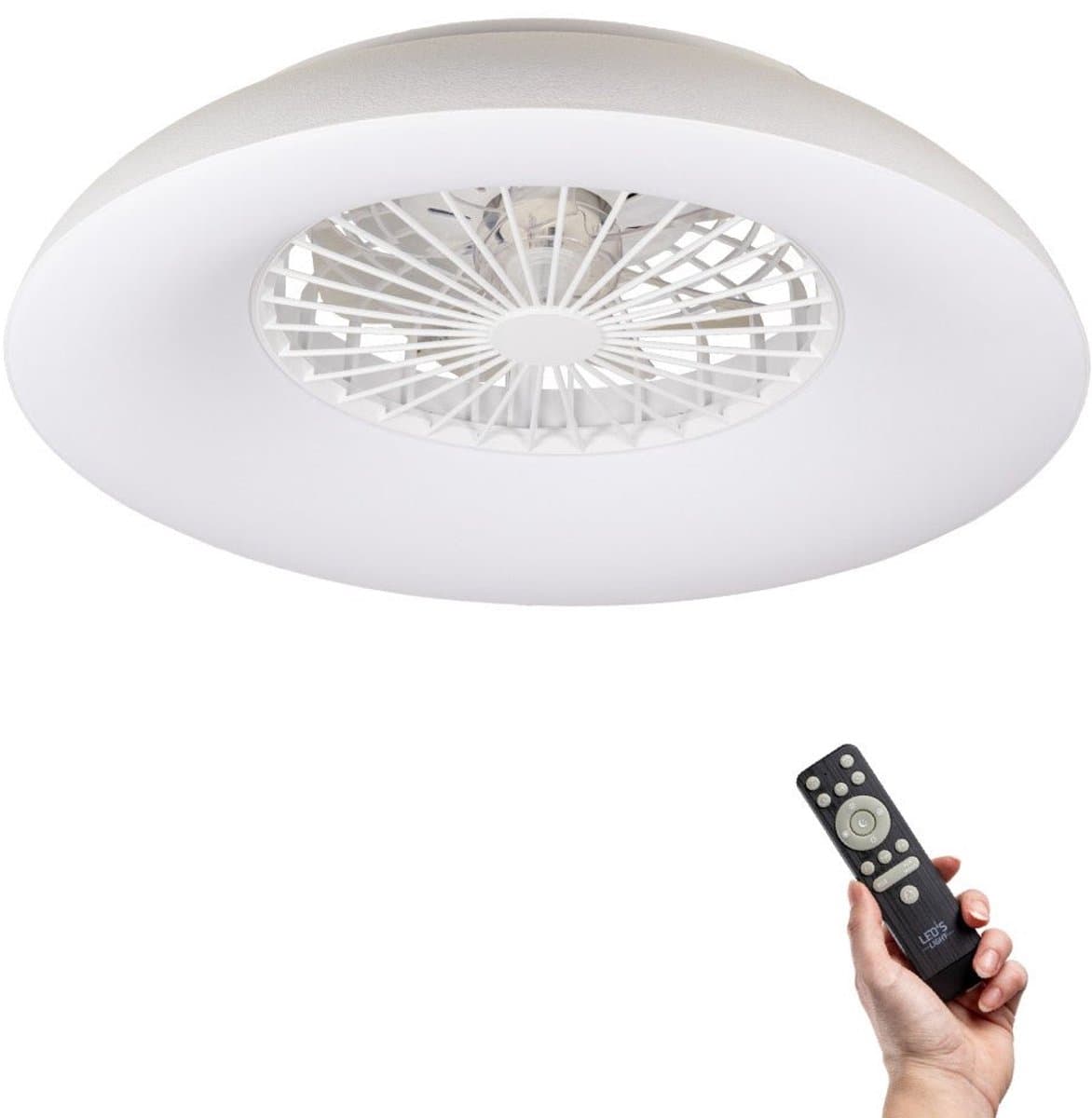 LED's Light RGB Plafondlamp met ventilator - 54W 3950lm 2700K/6500K/RGB — afbeelding 1