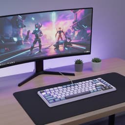 Volkano Gaming Phantom X2 - Gaming Toetsenbord - Mechanisch - Draadloos toetsenbord - RGB - 82-Key - Tri-mode - Qwerty - Wit — thumbnail 5