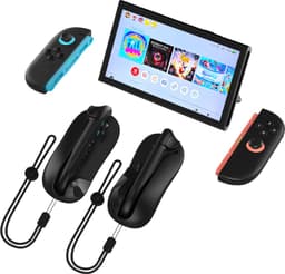 PlayCool 23-in-1 Accessoirebundel voor Nintendo Switch 2 – Beschermhoes, Screenprotectors, Thumb Grips, Joy-Con Siliconen Covers, Stuurset, Controller Grips, Oplaadstation, Playstand & Game Muisset — thumbnail 9