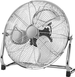 Intelectro Ventilator Laatste Stuk - Stijlvolle Verkoeling voor een Verfrissende Zomer! - Energiezuinig - Moderne Uitstraling - 40cm Diameter - 3 Snelheden - Kantelbare Ventilatorkop - Zilver - Levering Sneller dan Aangegeven! — thumbnail 1