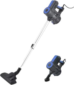 StayPowered 2-in-1 Bedrade Stofzuiger - Krachtige Zuigkracht - Cycloon HEPA-Filtersysteem - Lichtgewicht Aluminium Design - 5 m Kabellengte - Eenvoudige Bediening - Wasbaar Filter - Zwart - Levering Sneller dan Aangegeven! — thumbnail 1