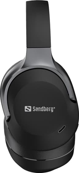 Sandberg 126-53 hoofdtelefoon/headset Draadloos Hoofdband Oproepen/muziek Bluetooth Zwart — thumbnail 4
