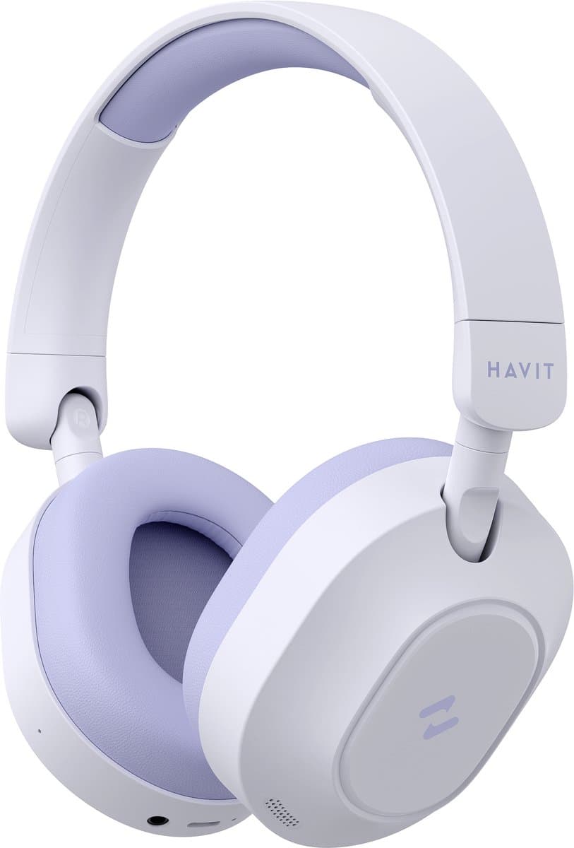Havit H668BT (Violet) Hoofdtelefoons Bedraad en draadloos Hoofdband Muziek/Voor elke dag USB Type-C Bluetooth — afbeelding 1