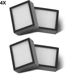 Bramokava® 4x HEPA Filter – Geschikt voor iRobot Roomba i1 i3 i3+ i4 i4+ i5 i5+ i6 i6+ i7 i7+ i8 i8+ e5 e6 e7 – Niet voor Dweilfunctie Combo j7+ j9+ — thumbnail 1