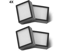 Bramokava® 4x HEPA Filter – Geschikt voor iRobot Roomba i1 i3 i3+ i4 i4+ i5 i5+ i6 i6+ i7 i7+ i8 i8+ e5 e6 e7 – Niet voor Dweilfunctie Combo j7+ j9+