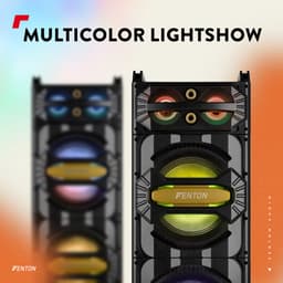 Party speaker - Fenton LIVE2102 Partystation met Bluetooth en lichteffecten - Met Microfoon - 800W — thumbnail 5