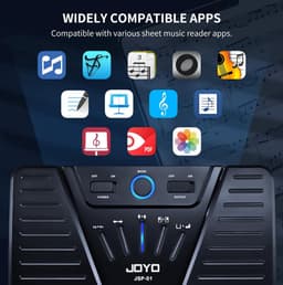Joyo JSP-01 Draadloze Bluetooth Page Turner Pedal Paginawisselaar — thumbnail 2