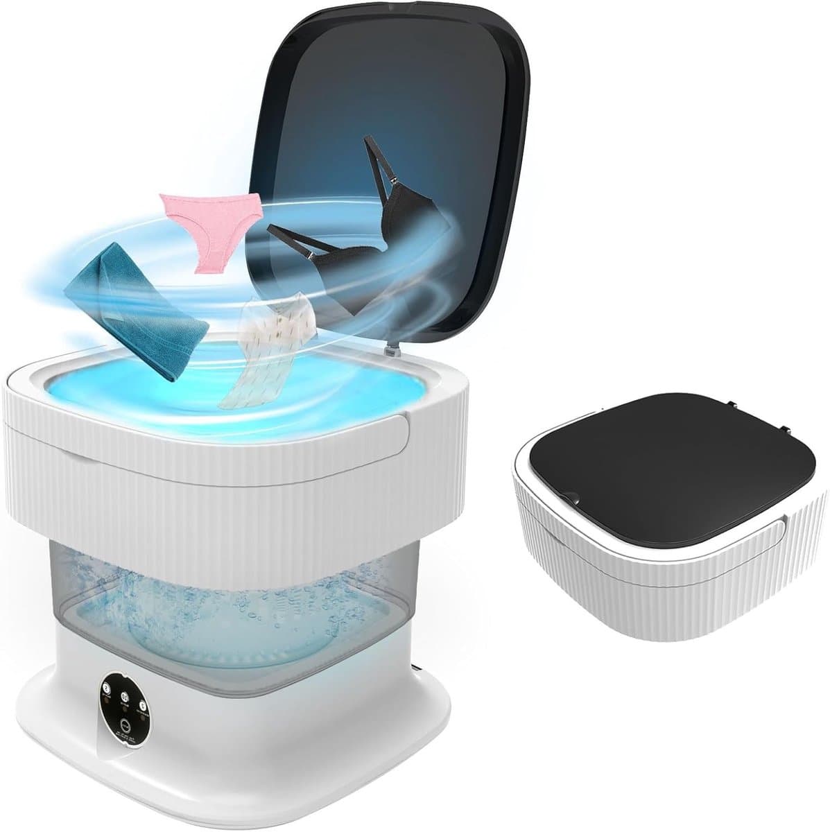 Mini Wasmachine - Voor Kleine Wasgoed - Meerdere Programma's — afbeelding 1